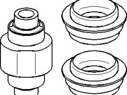 Set reparatie, bara stabilizatoare MERCEDES-BENZ S-CLASS limuzina (W126), MERCEDES-BENZ S-CLASS cupe (C126) - TOPRAN 400 328