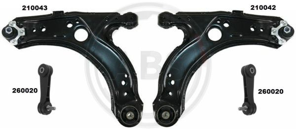 Set reparatie, BARA stabilizatoare punte fata (219905 ABS) AUDI,SEAT,SKODA,VW