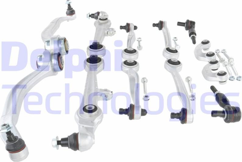 Set reparatie. bara stabilizatoare Set suspensie spirala dorita Fata AUDI A6 C5 VW PASSAT B5.5 1.6-2.8 01.97-05.0 VW PASSAT Variant V (3B6), Turism, 09.2000 - 08.2005 Delphi TC1400KIT