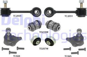 Set reparatie bara stabilizatoare VW BORA combi 1J6 DELPHI TC1970KIT