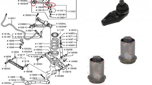 SET REPARATIE BASCULE SUPERIOARE SPATE P