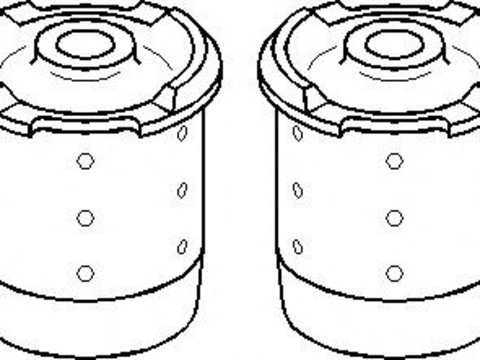 Set reparatie, corp ax BMW 3 limuzina (E36), BMW 3 cupe (E36), BMW 3 Cabriolet (E36) - TOPRAN 500 041