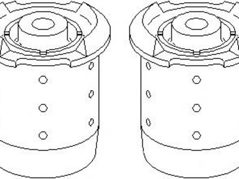 Set reparatie, corp ax BMW 3 limuzina (E36), BMW 3 cupe (E36), BMW 3 Cabriolet (E36) - TOPRAN 500 040