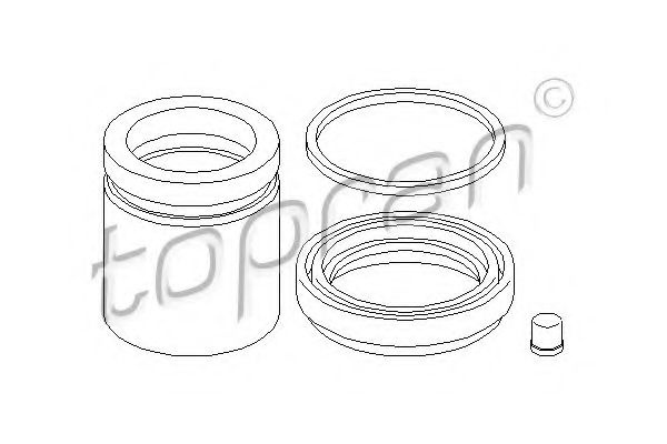 Set reparatie, etrier SKODA ROOMSTER Praktik (5J) (2007 - 2015) TOPRAN 111 692 piesa NOUA