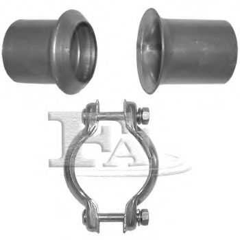 Set reparatie, teava de evacuare CITROEN C1 (PM, PN) (2005 - 2016) FA1 008-956 piesa NOUA