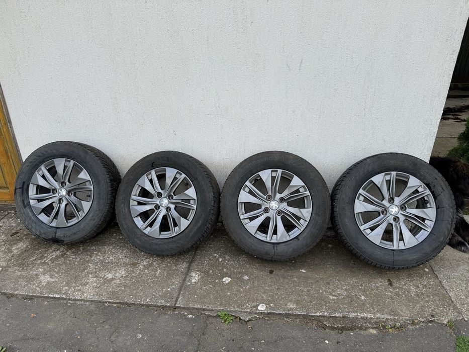 Set roti jante aliaj originale 4X108 R16 Peugeot 208 2008 2020-2024