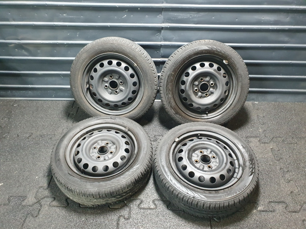 Set roti tabla cu cauciucuri 155/65/R14 TOYOTA AYGO (_B1_) [ 2005 - > ] OEM ContieEcoContact 3 Dot 2015