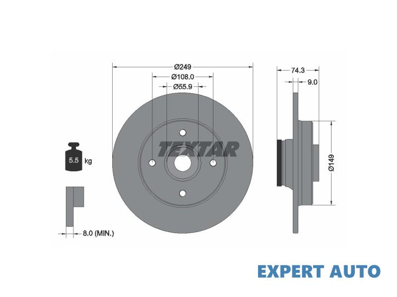 Set rulment roata Citroen BERLINGO caroserie (B9) 