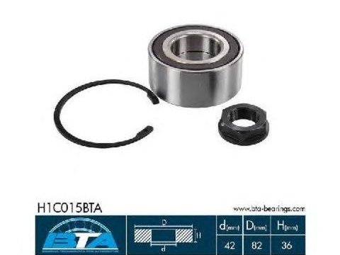 Set rulment roata CITROEN C4 Grand Picasso I UA BTA H1C015BTA