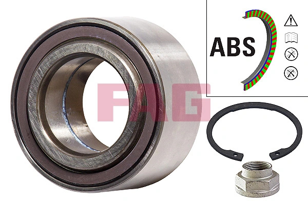 Set rulment roata FAG PEUGEOT 107 (PM_, PN_) 2005-2014 - 713 6404 90