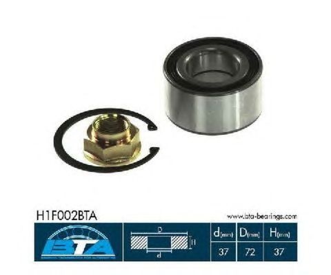 Set rulment roata FIAT PUNTO 188 BTA H1F002BTA