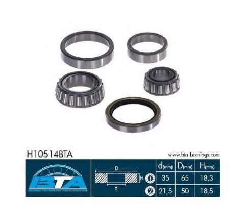 Set rulment roata HYUNDAI H-1 STAREX BTA H10514BTA