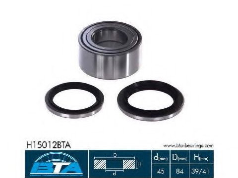 Set rulment roata HYUNDAI SONATA   (Y-2) (1988 - 1993) BTA H15012BTA