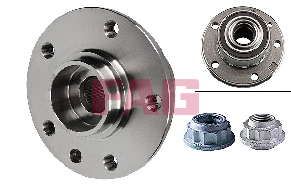 Set rulment roata punte fata (713 6107 60 713610760 FAG) VW CALIFORNIA|CARAVELLE, EUROVAN, KOMBI / CARAVELLE, TRANSPORTER, TRANSPORTER / CARAVELLE|CARAVELLE, KOMBI / CARAVELLE, TRANSPORTER / CARAVELLE