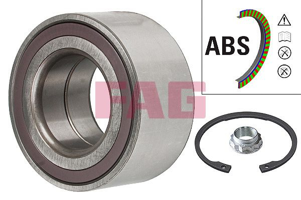 Set rulment roata QWP WWB373 pentru BMW 1 (E81)