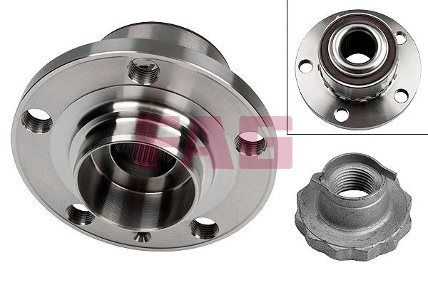 Set rulment roata QWP WWB381 pentru SKODA FABIA I (6Y2), FABIA II (542) 20062014