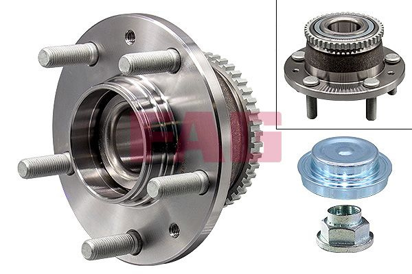 Set rulment roata QWP WWB417 pentru MAZDA 323 F VI hatchback (BJ)