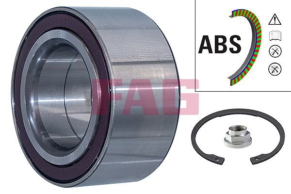 Set rulment roata QWP WWB491 pentru HONDA ACCORD VII (CL, CN), ACCORD VII Tourer (CM, CN) 20022008
