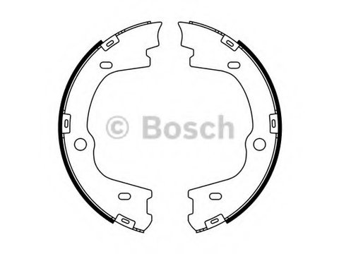 Set saboti frana 0 986 487 778 BOSCH pentru Hyundai Grand Hyundai H-1 Hyundai I800 Hyundai Imax Hyundai Montana Hyundai Ix55 Hyundai Veracruz Hyundai H300 Hyundai Iload