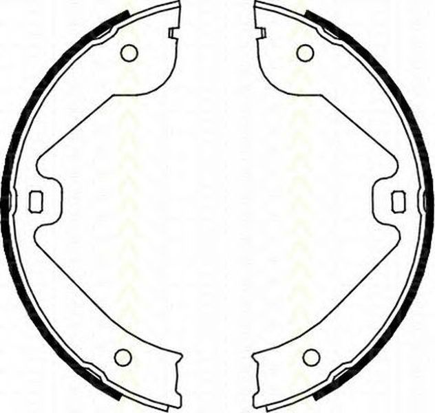 Set saboti frana AUDI Q7 4L TRISCAN 810010022