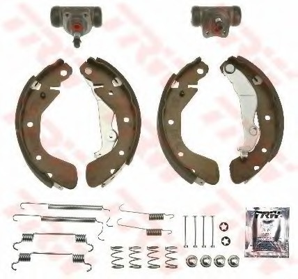 Set saboti frana BK2613 TRW pentru Chevrolet Aveo 