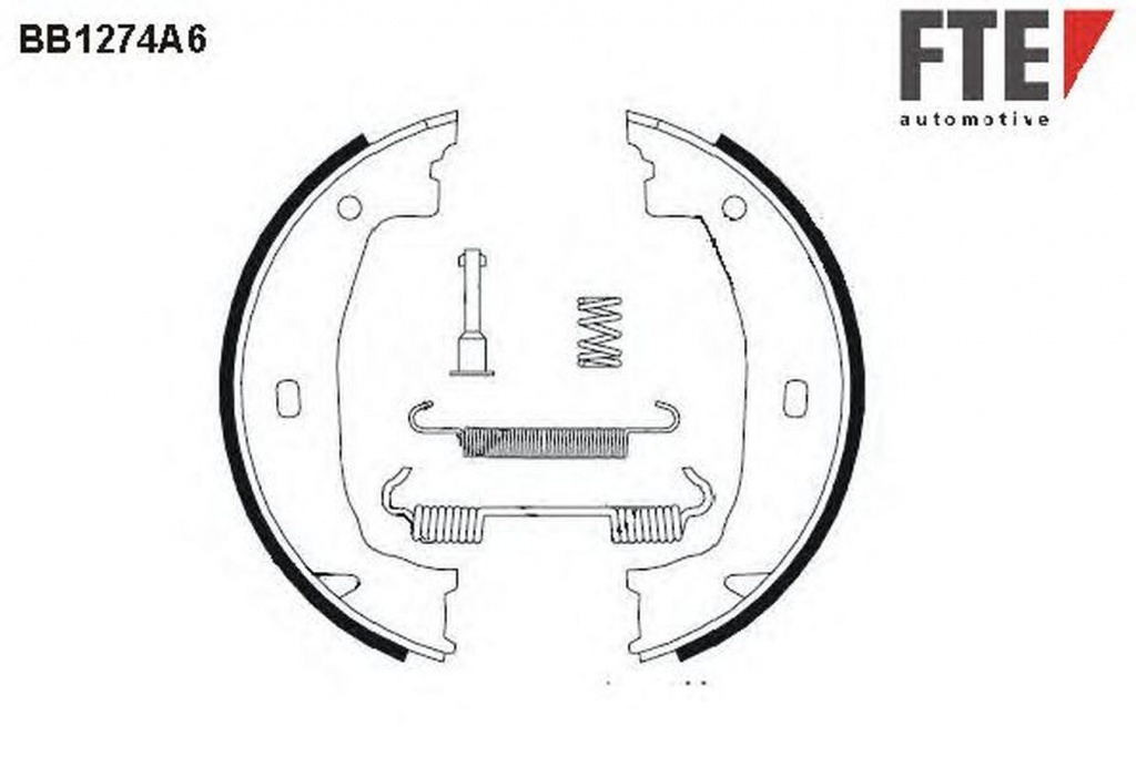 Set saboti frana BMW 1 E87 FTE BB1274A6