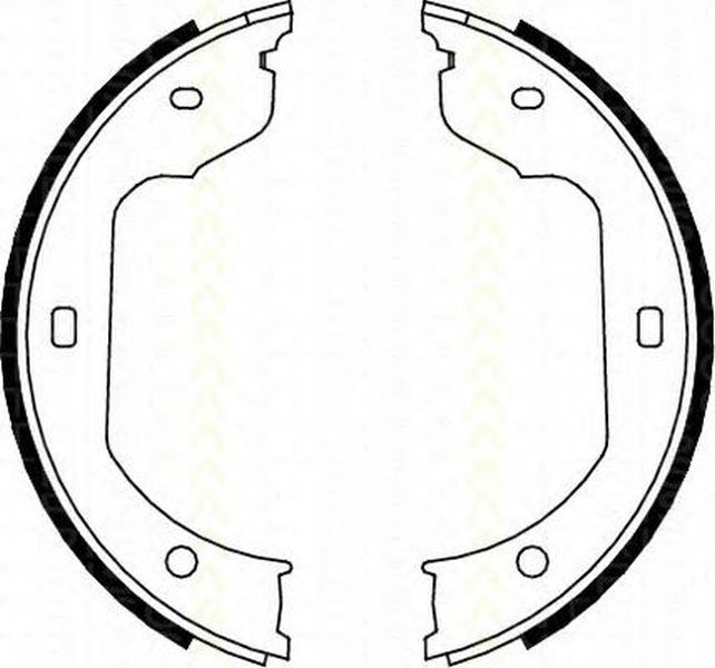 Set saboti frana BMW 3 Cabriolet E46 TRISCAN 81001