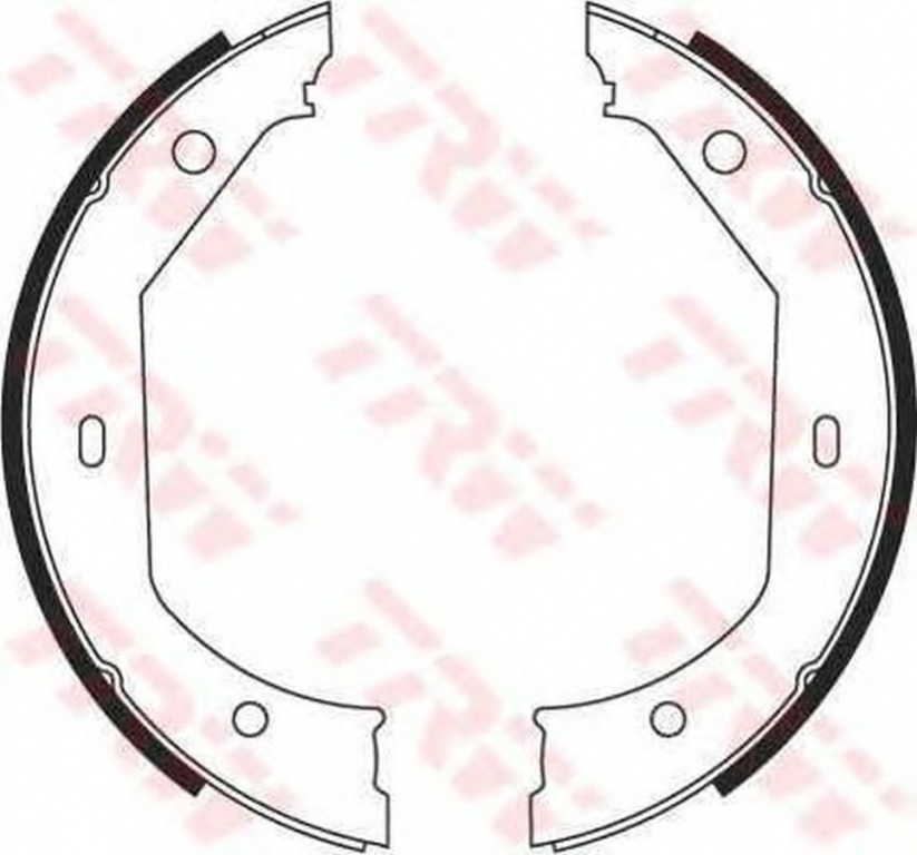 Set saboti frana BMW 3 cupe E92 TRW GS8656