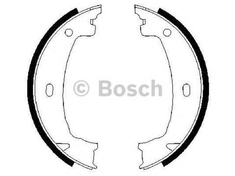 Set saboti frana BMW 3 Touring E91 BOSCH 0986487608