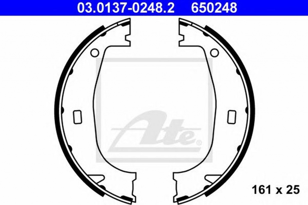 Set saboti frana BMW Z3 cupe E36 ATE 03013702482