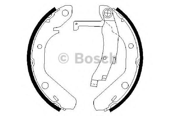 Set saboti frana - BOSCH 0 986 487 342