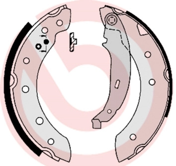 Set saboti frana Brembo RENAULT LOGAN I (LS_) 2004-2015 - S 61 520
