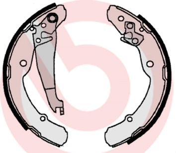 Set saboti frana Brembo VW CADDY III microbus (2KB, 2KJ, 2CB, 2CJ) 2004-2015 - S 85 516
