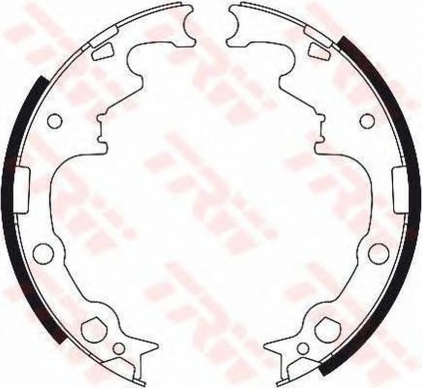 Set saboti frana CHRYSLER VOYAGER II ES TRW GS8413