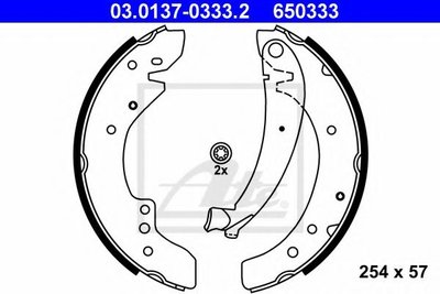 Set saboti frana CITROËN RELAY bus (230P) (1994 -