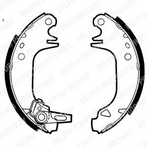 Set saboti frana CITROËN SAXO (S0, S1) (1996 - 2004) QWP WBS184