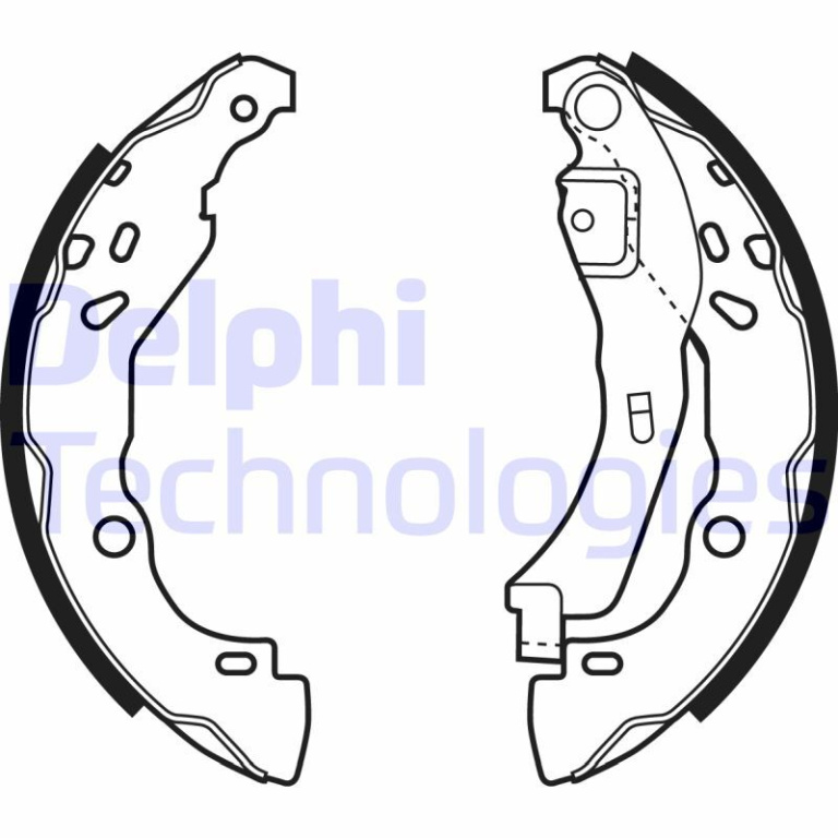 Set saboti frana # CitroEn Jumpy 2016 2017 2018 2019 2020 2021 2022 2023 2024 2025 # LS1929 # DELPHI