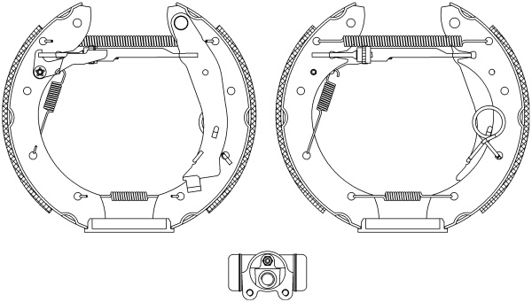 Set saboti frana # CitroEn Xsara 2005 2006 # 84052