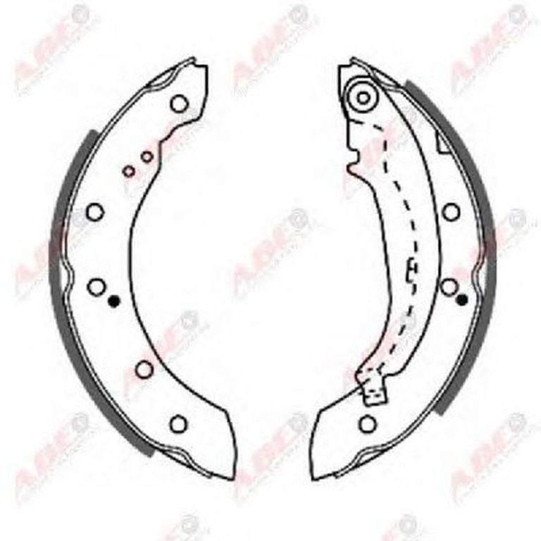Set saboti frana CITROEN XSARA Break N2 ABE C0P014