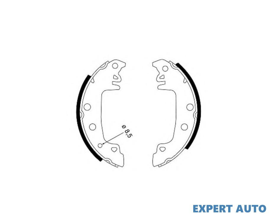 Set saboti frana Dacia SOLENZA 2003-2016 #2 0017582600