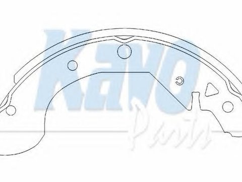 Set saboti frana DAEWOO TACUMA (KLAU, U100), CHEVROLET REZZO - KAVO PARTS KBS-1402