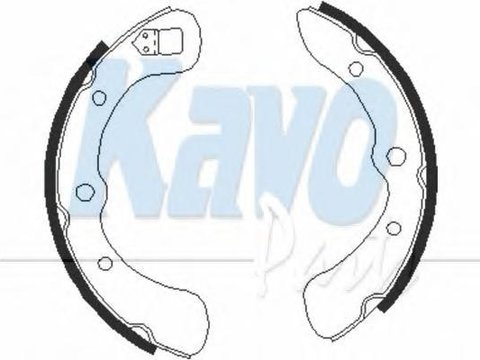 Set saboti frana DAIHATSU CHARADE Mk II (G11, G30), DAIHATSU MIRA (L55, L60), DAIHATSU CHARADE (G10) - KAVO PARTS BS-1900