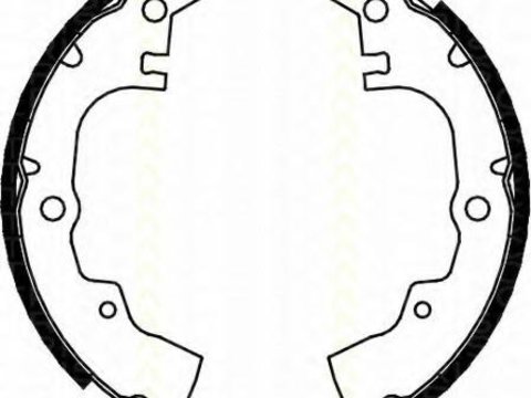 Set saboti frana DAIHATSU CHARADE Mk II (G11, G30), DAIHATSU CHARADE (G10) - TRISCAN 8100 41414