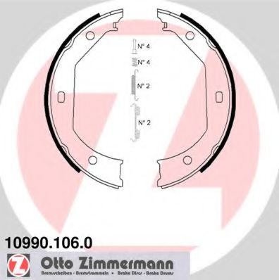 Set saboti frana de mana BMW Seria 3 Touring (F31)
