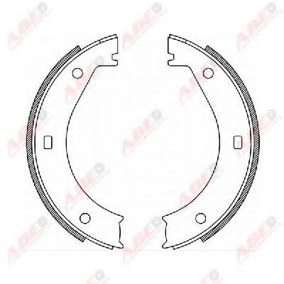 Set saboti frana de mana BMW Seria 4 cupe (F32, F82) (2013 - 2016) ABE CRB005ABE