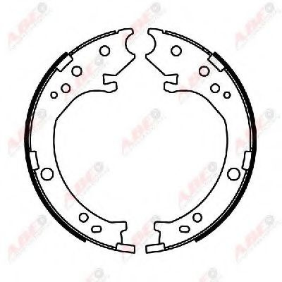 Set saboti frana de mana HONDA CR-V Mk III (RE) (2006 - 2016) ABE C04020ABE