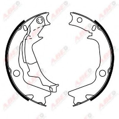 Set saboti frana de mana HYUNDAI i10 (PA) (2007 - 2016) ABE C00526ABE
