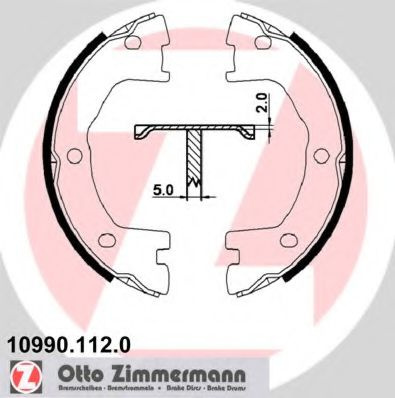 Set saboti frana de mana IVECO DAILY II autobascul