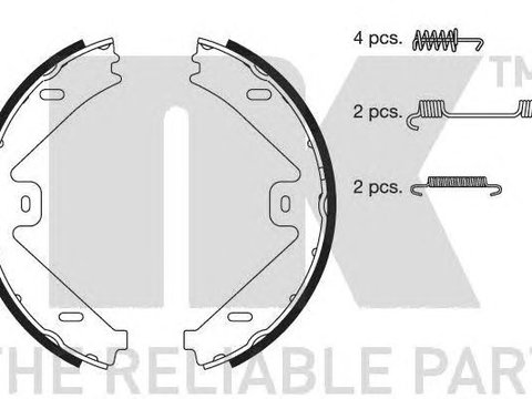 Set saboti frana de mana MERCEDES-BENZ E-CLASS (W212) - Cod intern: W20098544 - LIVRARE DIN STOC in 24 ore!!!