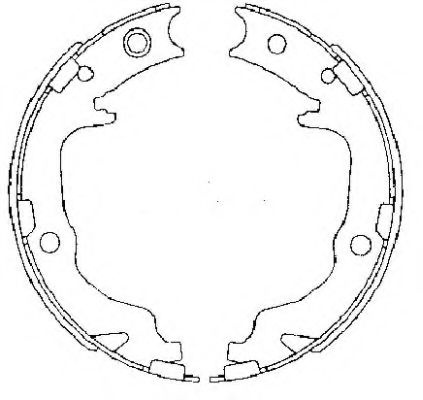 Set saboti frana de mana MITSUBISHI COLT VI (Z3_A,